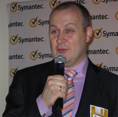 Глава российского представительства Symantec Андрей Вышлов 