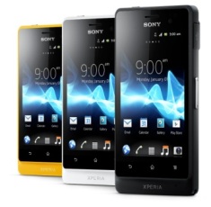 Sony представляет смартфоны Xperia go и Xperia acro S 
